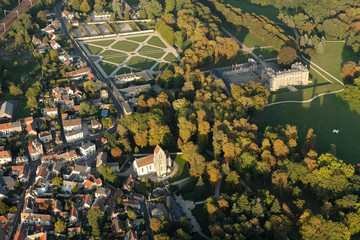 Château de Chamarande vue du ciel