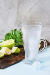 Ingredients for ice tea