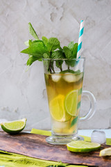 Iced green tea