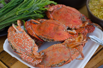 Hot Steamed Crabs
