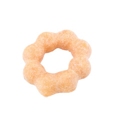 donuts on white background