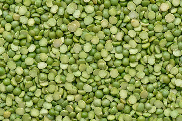 Green split peas background