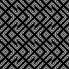 An elegant black and white, vector pattern