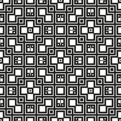 An elegant black and white, vector pattern