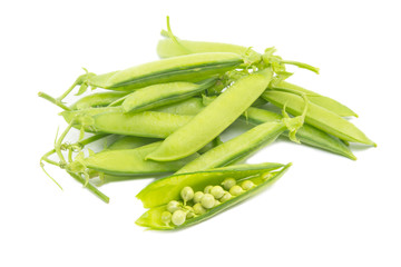 peas on white