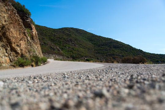 Strada costiera Ovest da Calvi a Bonifacio, Corsica, Francia