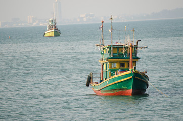 local fishing boat