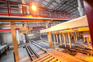 automated production of aerated concrete blocks