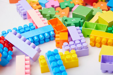 construction toy mess