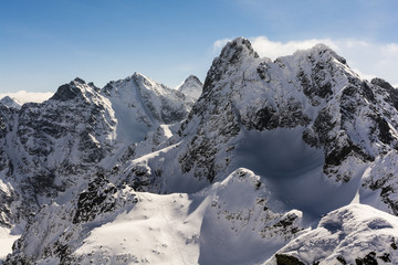 Obraz premium Great Tatra peaks.