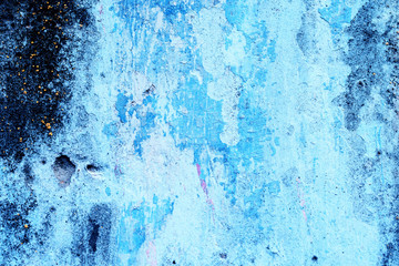 Wall fragment with attritions and cracks