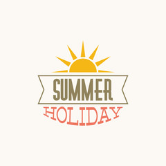 Summer Vacation label