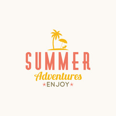 Summer Vacation label