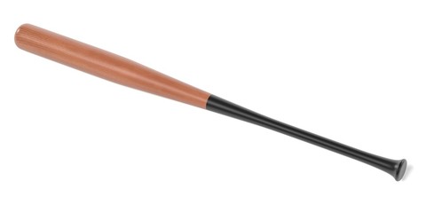 3d rendering of baseball with bat