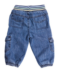 Children jeans isolated