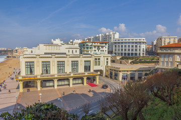 Fototapeta na wymiar Biarritz cityscape