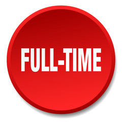 full-time red round flat isolated push button