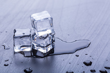 Ice cubes cool