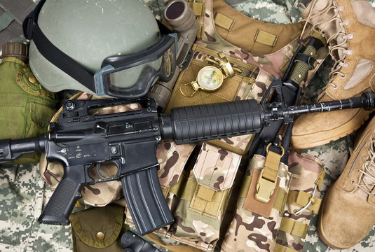 soldier equipment of NATO forces