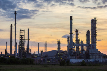.Oil refinery factory