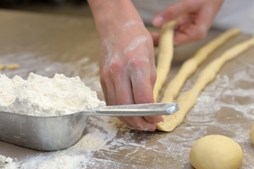 boulanger au travail