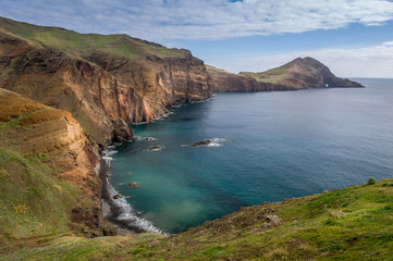 Madeira island eastern tail hiking route