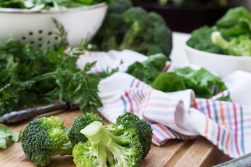 Organic fresh vegetables