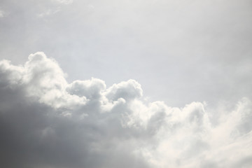 Fototapeta premium Black and white clouds