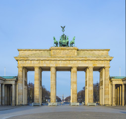 Brandenburg gate of Berlin, Germany © travelview