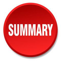 summary red round flat isolated push button