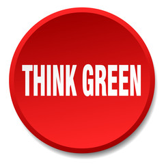 think green red round flat isolated push button