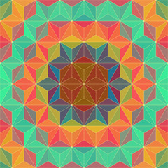 Colorful Triangle Pattern
