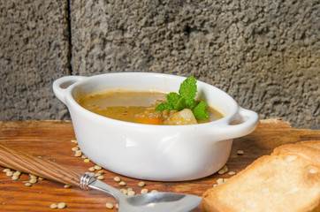 Lentil soup