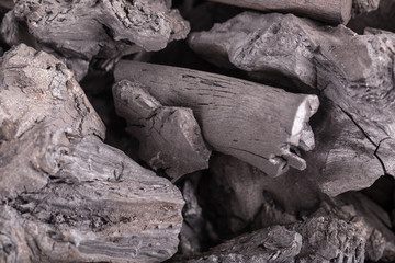 Traditional charcoal wood