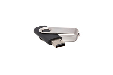 USB flash drive isolated on white