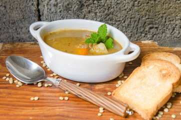 Lentil soup