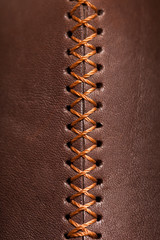 leather texture with a vertical seam