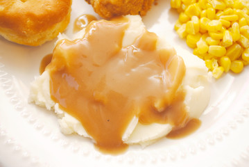 Mashed Potatoes with Gravy
