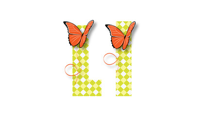 Litera, alfabet, l © felicytka