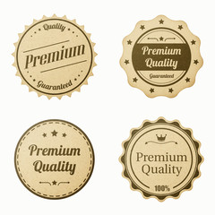 retro vintage labels set