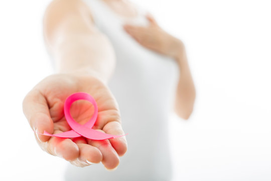 Pink Breast cancer awareness ribbon