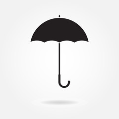 Umbrella icon or sign. Vector illustration.