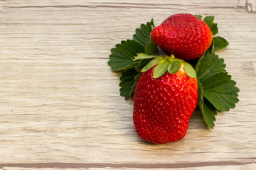 Köstliche Erdbeeren