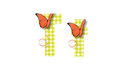 Litera, alfabet, t © felicytka