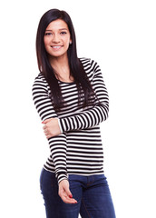 Obraz premium Happy young woman