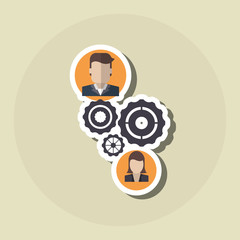 Businessman icon design, vector illustration