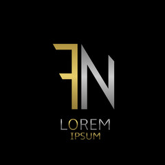 FN letters logo