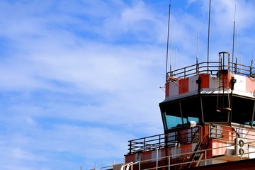 Air Traffic Control / Located at a small airport, this tower is the primary method of controlling airport environment through visual observation.