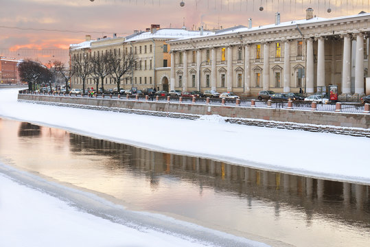 Fontanka Embankment, St. Petersburg, Russia