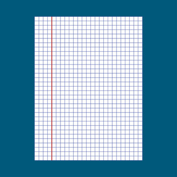 Notebook squared paper